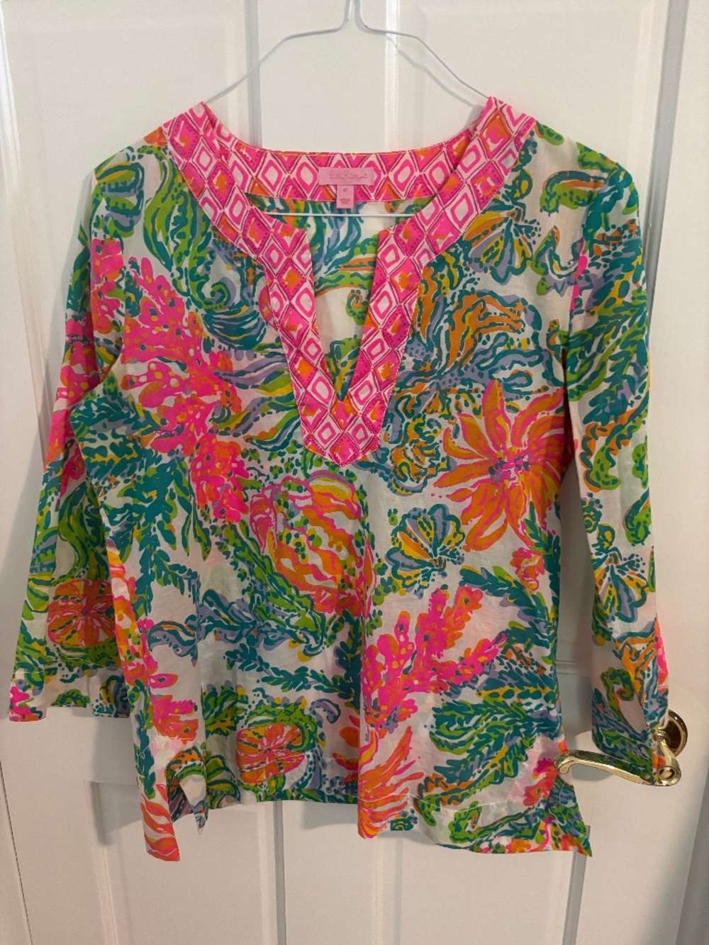 Poplin tunic